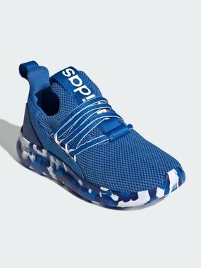 Adidas Kids Blue Cloudfoam Slip-On Mesh Sneaker